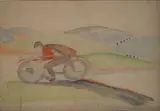 Mario Guido dal Monte, Motociclista, cm.