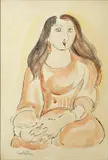 Figura di donna con peplo by Domenico Cantatore, cm., offered Jun 2019