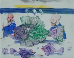 Pescatori by Antonio Possenti, cm., offered Jun 2019