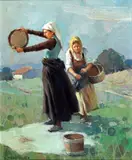 Biagio Mercadante, Contadine, cm.