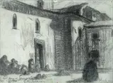 Luigi Michelacci, Caseggiati con figure, cm.