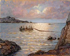 Pescatori by Gino Romiti, cm., offered Jun 2019