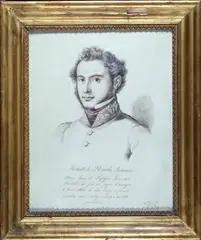 Francesco Sabatelli, Ritratto di Nicola Renucci, cm.