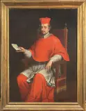 Pier Simone Fanelli, Portrait Of A Cardinal, oil on canvas