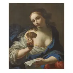 Simone Pignoni, Sofonisba, oil on canvas