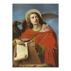 Saint John On Pathmos by Cesare Mussini, oil on canvas, offered May 2022