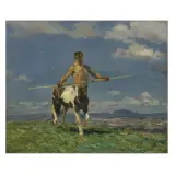 Beppe Ciardi, The Centaur, oil on canvas