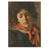 Silvestro Lega, Female Head