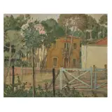 Galileo Chini, "La Casa Dell'Oblio", oil on plywood