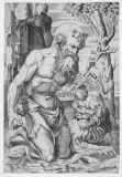Enea Vico, San Girolamo Penitente