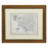 Albrizzi Giambattista, Carta Geografica Del Territorio Senese, stampa