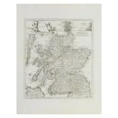 Scozia Irlanda by Albrizzi Giambattista, coppia di mappe geografiche incise, offered May 2022