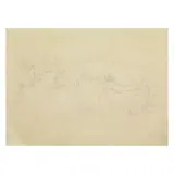 a) STUDIO DI CAPRE by Giovanni Fattori, pencil on paper, offered May 2022