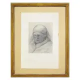 Piero Marussig, Portrait Of A Woman With Glasses