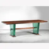 Pietro Chiesa, Table, Glass Legs And