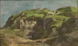 Filippo Palizzi, Mountain Landscape, oil on canvas