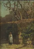 Enrico Gaeta, The Water Carrier, oil on canvas