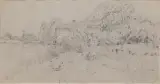 River Landscape by Guglielmo Ciardi, watercolour on paper, offered Mar 2022