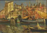 Angelo Pavan, Venice, oil on panel