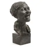 Medardo Rosso, Head Of An Old Woman, bronze