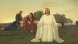 Nicodemo Vagaggini, Agony In The Garden, oil on plywood