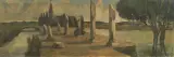 Antonio Coceani, Aquileia, oil on canvas