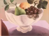 Ercole Pignatelli, Fruit bowl in pink 1991