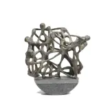 Mario Giansone, Untitled, bronze sculpture with base