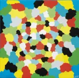 Ferruccio Gard, Emozione Ondulatoria 2008, acrylic on canvas cm