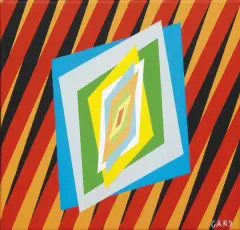 Ferruccio Gard, Untitled 2008, acrylic and collage on canvas