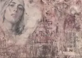 Piero Maffessoli, Untitled, mixed media and collage on cardboard