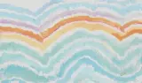 Colored waves by Luca Alinari, oil on board, offered Feb 2022