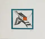 Achille Perilli, Untitled 1967, etching and aquating