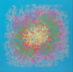 Ferruccio Gard, Abstract, acrylics on canvas
