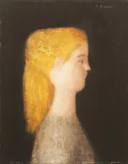 Antonio Bueno, Profile, oil on masonite