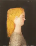 Antonio Bueno, Profile, oil on masonite