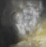 Giuseppe Banchieri, Figure in an interior 1959