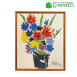 Sante Monachesi, Flower vase 1965, oil on canvas