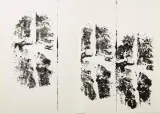 Toti Scialoja, Untitled 1959 folder with four