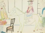 Verve 1954 colored by Pablo Picasso, lithograph, offered Feb 2022