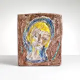 Ugo Lucerni, Placca in, ceramica