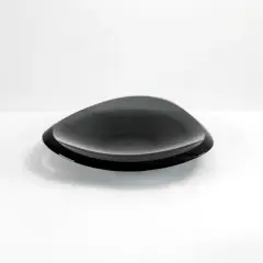 Erwin Burger, Untitled, Svuotatasche in vetro fumè Produzione Fontana Arte