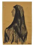 Mario Sironi, Busto femminile 1924 ca. inchiostro