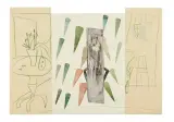 Mimmo Paladino, Senza titolo 1988, collage