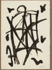 Giulio Turcato, Untitled, Studio della serie reticolo