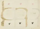 Gastone Novelli, Senza titolo 1962, pencil