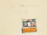 Mario Schifano, Senza titolo prima metà anni '70, pencil