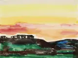 Domenico Cantatore, Paesaggio 1964