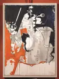 Mario Schifano, Senza titolo (Rosso e Blu) 1965
