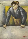Ottone Rosai, Ragazzo al teatro (Loggione) 1950
